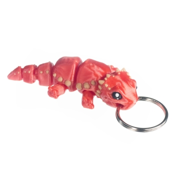 Agama czerwona - brelok do kluczy